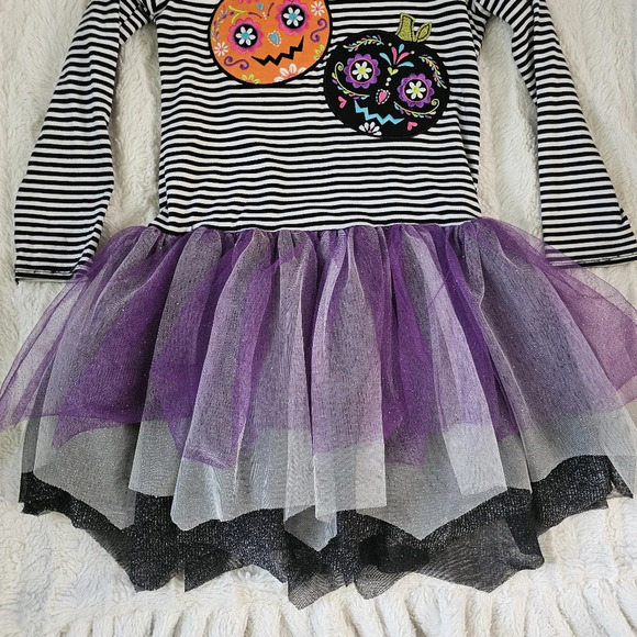 Rare editions skull calavera halloween tunic - Picture 2 of 5